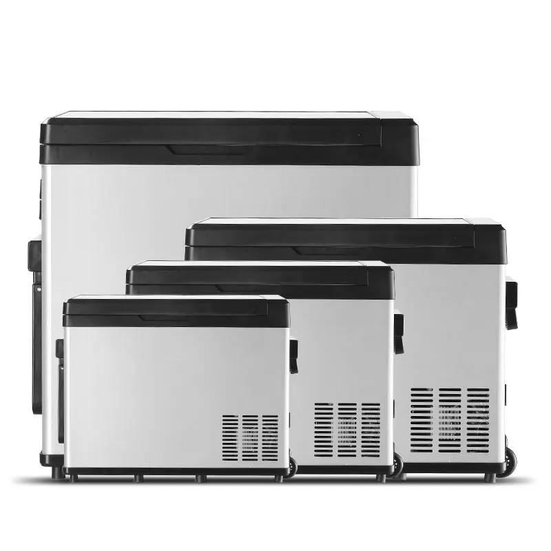 Langle 50W 55L Small Fridge 12v Mini Portable Car Refrigerator for Car/Office/Bar/Travel/Camping/Household/Outdoors