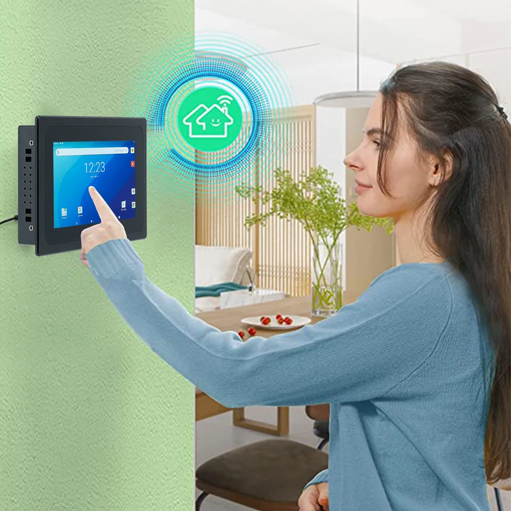 Factory price 10.1 12.1 15 17 19 inch Industrial All in one PC Embedded ip65 Wall Mount Touch Screen Panel Pc