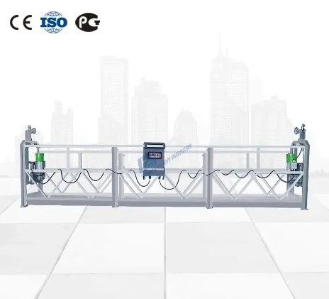 ZLP630 630 кг 6 м разрисованная сталь щётка для чистки окон мощность подвесных подъемная платформа подвесная