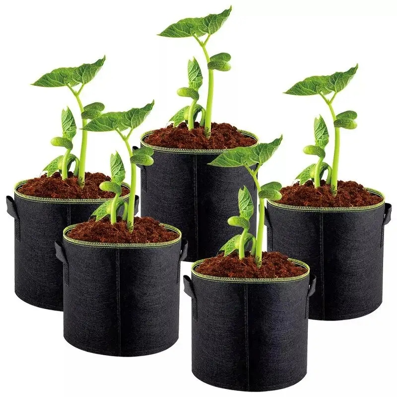 non woven fabric plant growing nursery seedling bags Nursery fabric Pots for Vegetables Flower Blueberries Trees