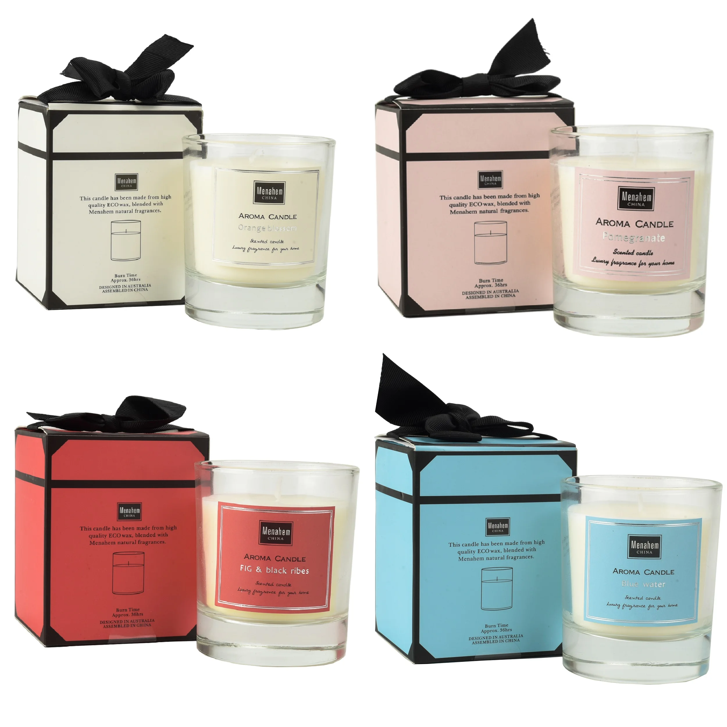 Aroma Diffuser Fragrance Secented Candles Decorative Home White OEM Customized Office Air Pcs Solid Hotel