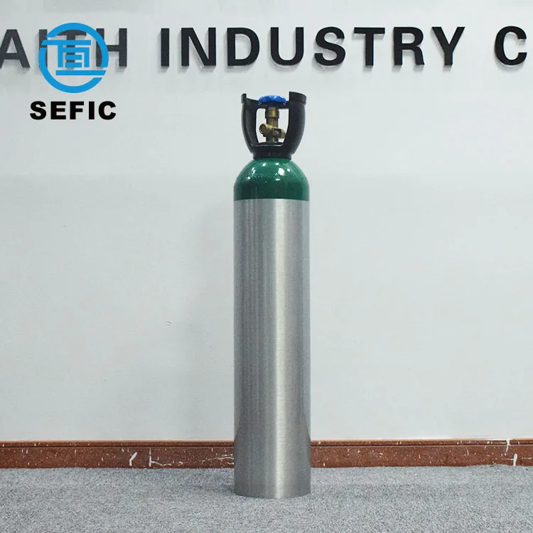 DOT TPED Material Aluminium balloon helium gas cylinder 1L-50L custom Aluminum Cylinder Medical Oxygen Cylinder