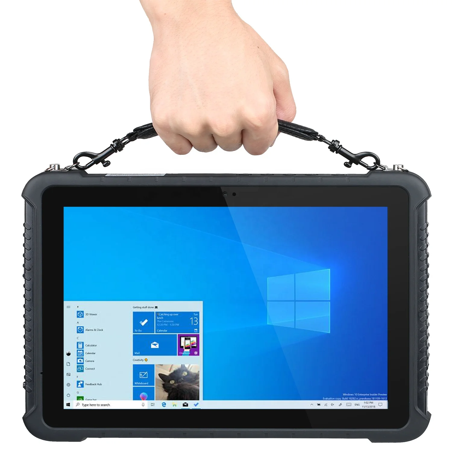 Промышленный планшет для win 10 со сканером отпечатков пальцев