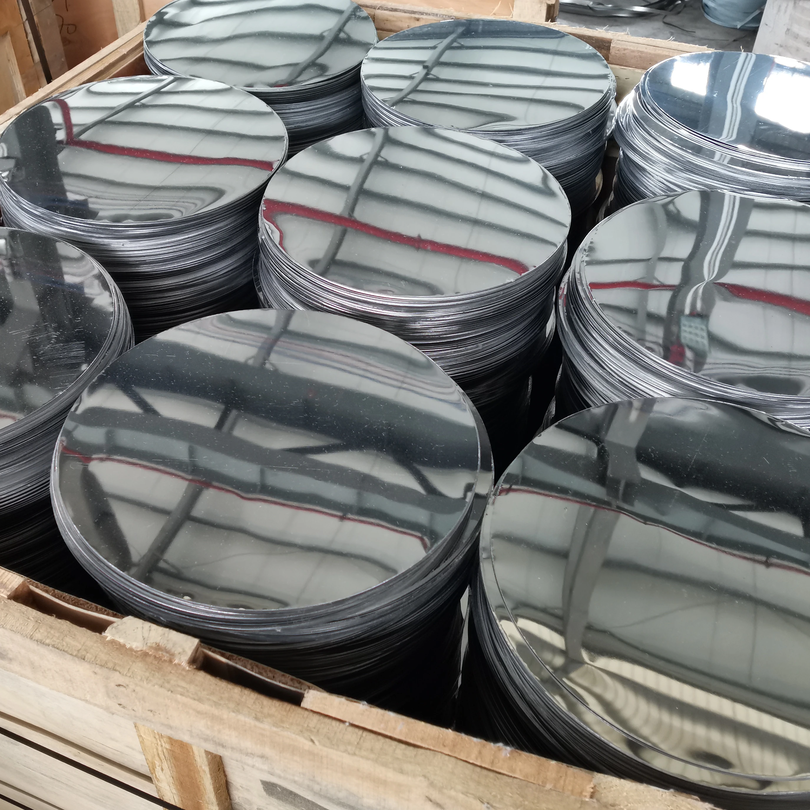 Ready to Ship 2B Metal Circle Round Plate 0.50*285 mm 201J1 Stainless Steel for Kitchenware Wholesale