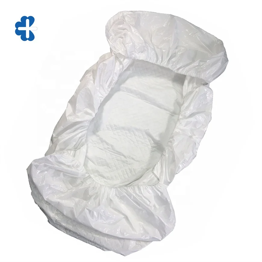 Chinese Manufacturer Suning White Nonwoven Disposable  Bed Cover with Fluff Pulp