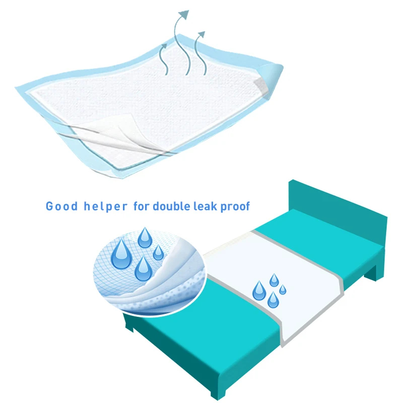 
Factory wholesale biodegradable_underpads medical bed pads adult nursing diaper pad With Promotional Price 