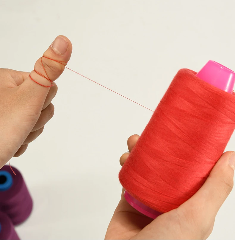 Hot Sale 402 100% Polyester Overlocking Thread for Sewing