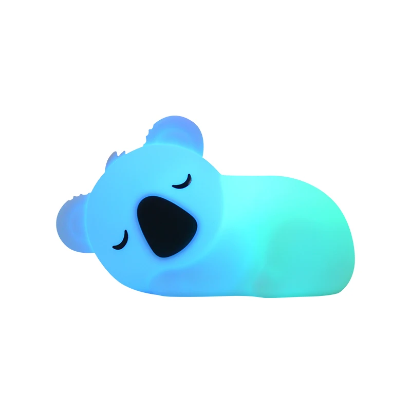 Cute Creative Lying Down LED Night Lights Cute Animal Shape Penguin Bed Lamp for Kids Living room Holiday Gift