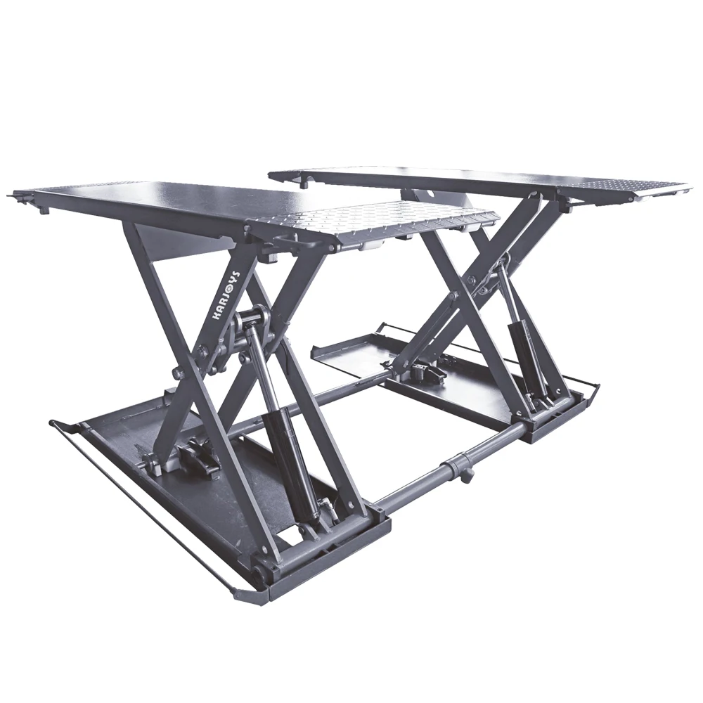 Vehicle equipment manual scissor lift mid rise scissor car lift 4t