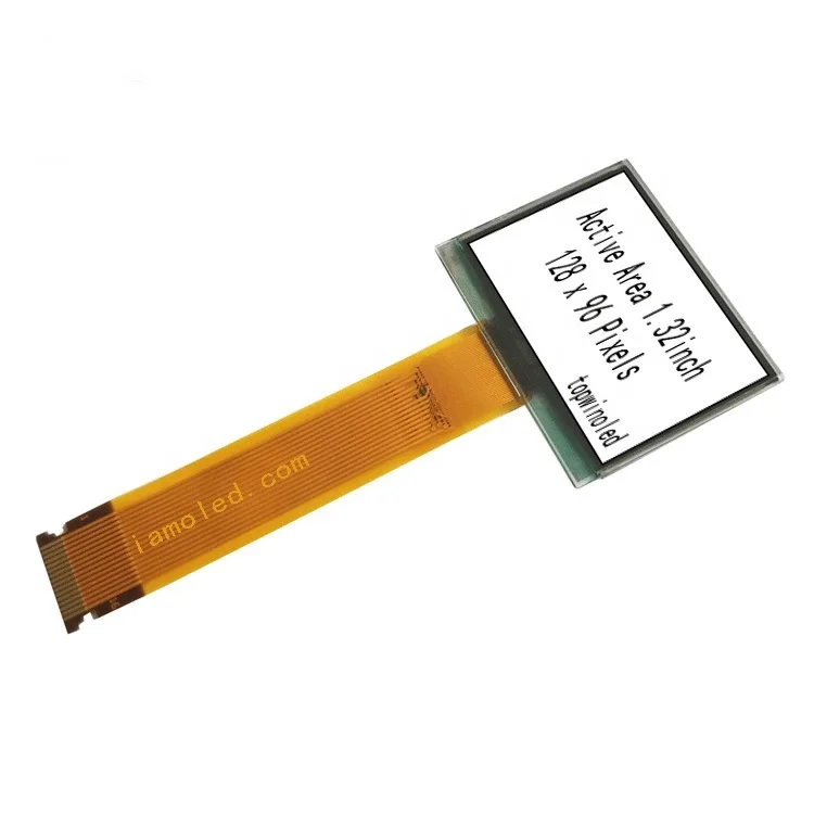 1.32' inch 1.3' 1.3inch oled panel 128x96 dots 16 pin white color connector display panel VG-2896GSWEG01 with SPI Interface