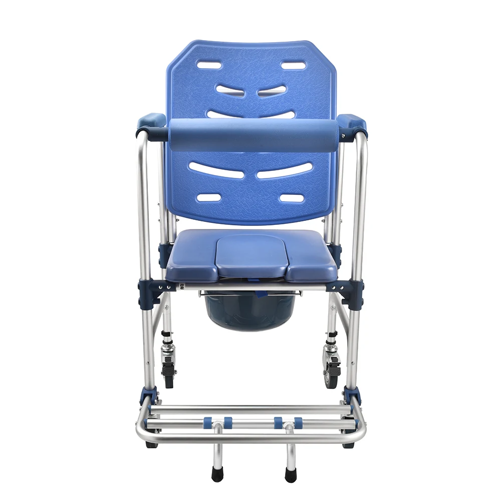 Hot sale Best new aluminium alloy Commode chair With Removable Arms