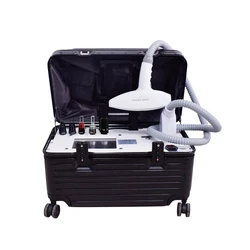 Factory Price Portable 1064 532 Pull Rod Type Non-invasive Laser Eyebrow Washing Q Switched Nd Yag Laser Tattoo Removal Machine