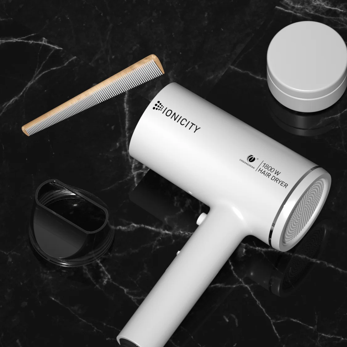 Heaidea 1800W women rechargeable wall mounted hair dryer accessories CD-788