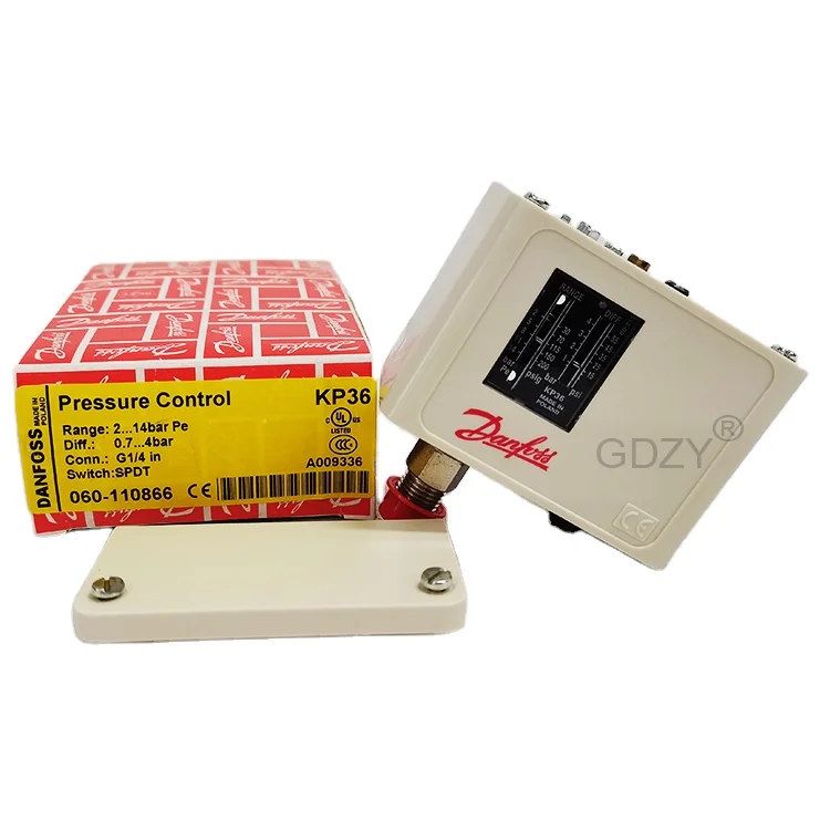 Danfoss original pressure controller, KP36 pressure switch 060-110866