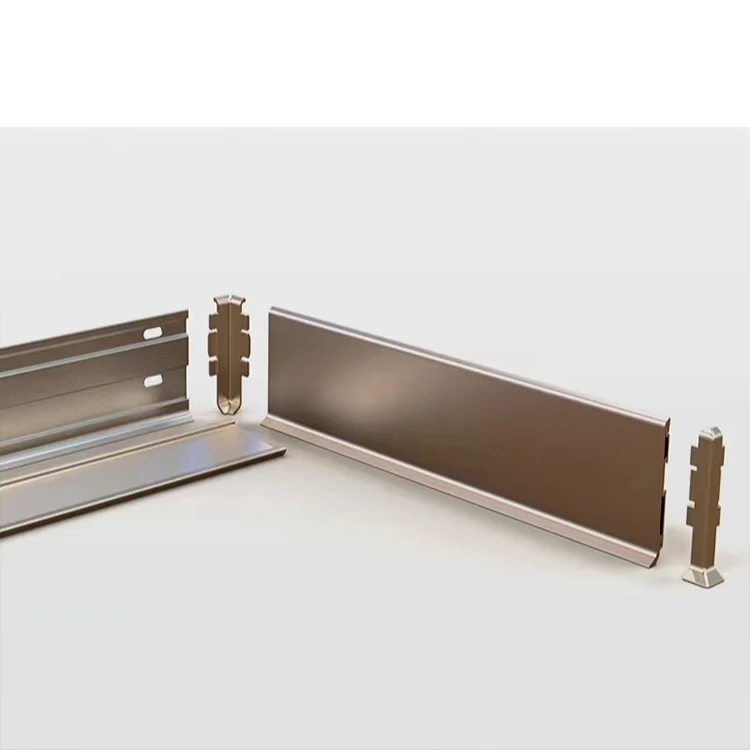 Wholesale Flooring Accessories Aluminum Alloy Skirting Board for Home and Hotel