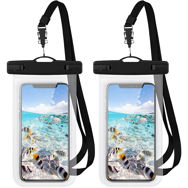 Wholesale PVC Universal Size Underwater IPX8 Water proof Pouch Case Waterproof Phone Bag for Mobile Phone