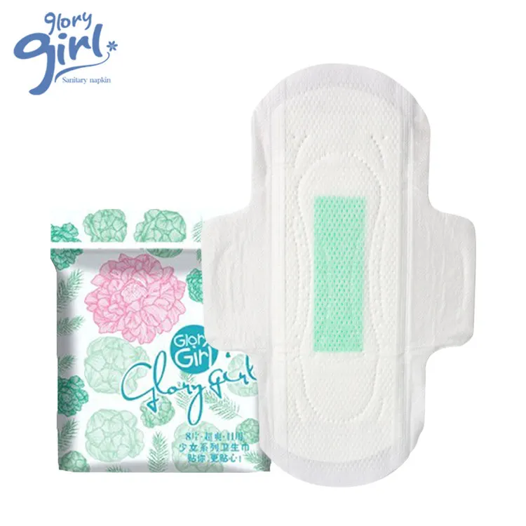 OEM Packaging disposable  Anion Sanitary pads Sanitary Napkin Manufacturing Hygiene Pad