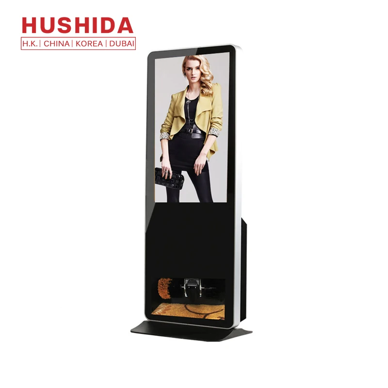 Full HD ЖК-дисплей 55 'стоящие digital signage с машины для