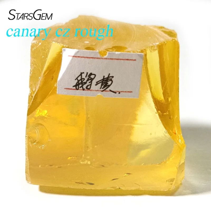 Starsgem CZ Rough Pink Red Black Purple Cubic Zirconia Raw material
