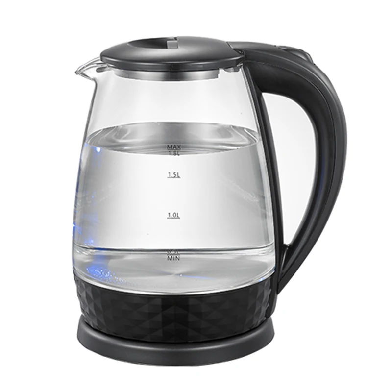 Factory 2022 new style 1.8L Glass water electric kettle water kettle plastic