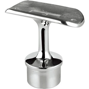 Stainless steel glass mounting handrail bracket match stainless steel tubes