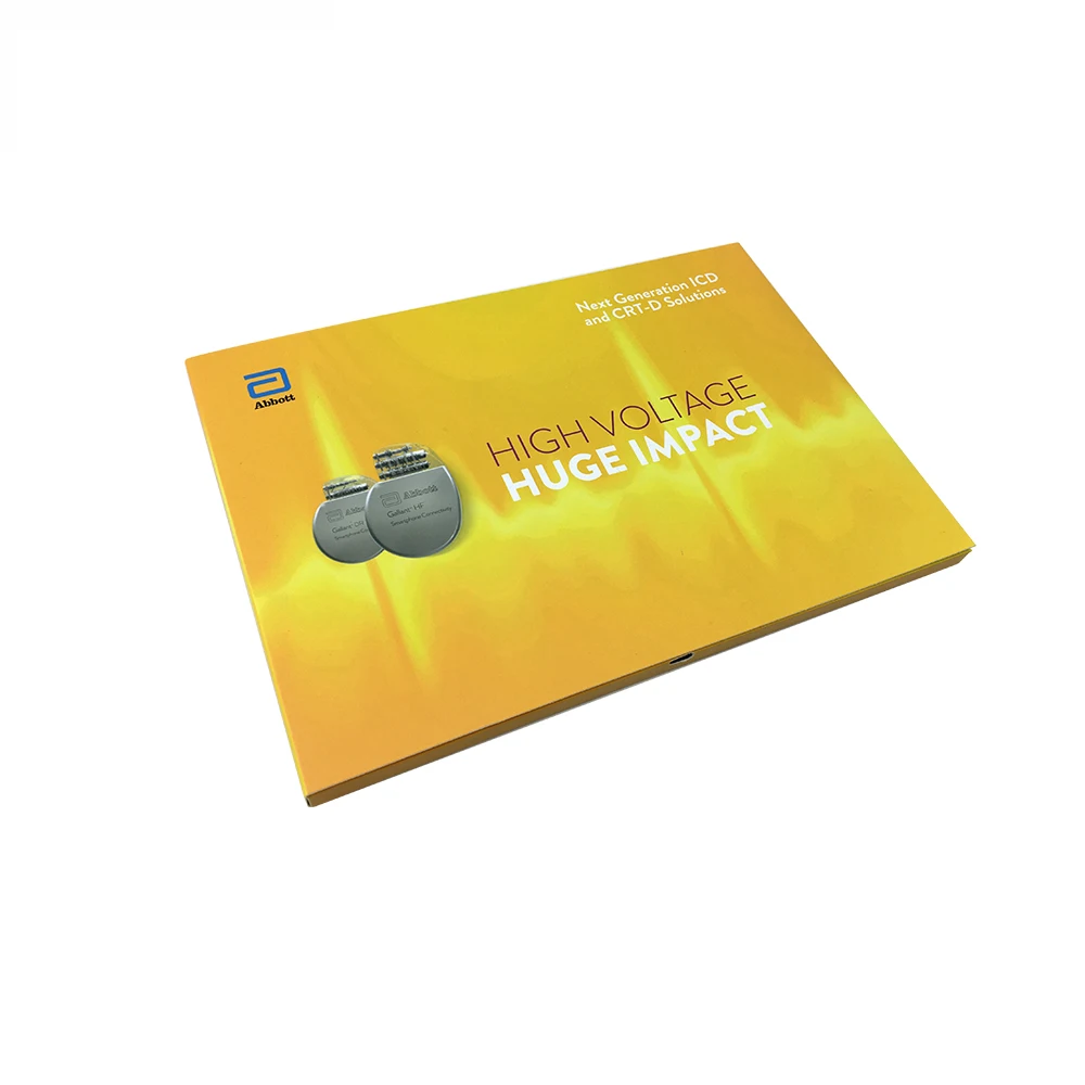 Attractive and Popular 7 inch  video card A5 lcd screen display card gifts digital video paper card with custom design
