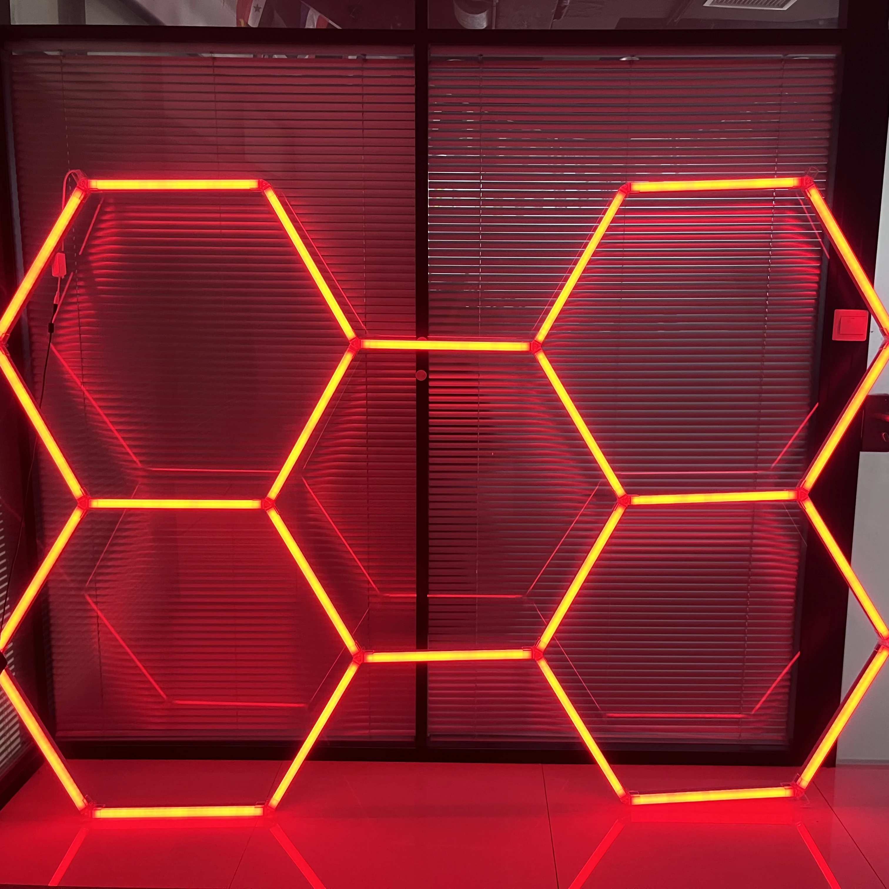 Оптовая продажа на заказ, дистанционное управление, шестигранное освещение Rgb, светодиодный рабочий свет 12 В