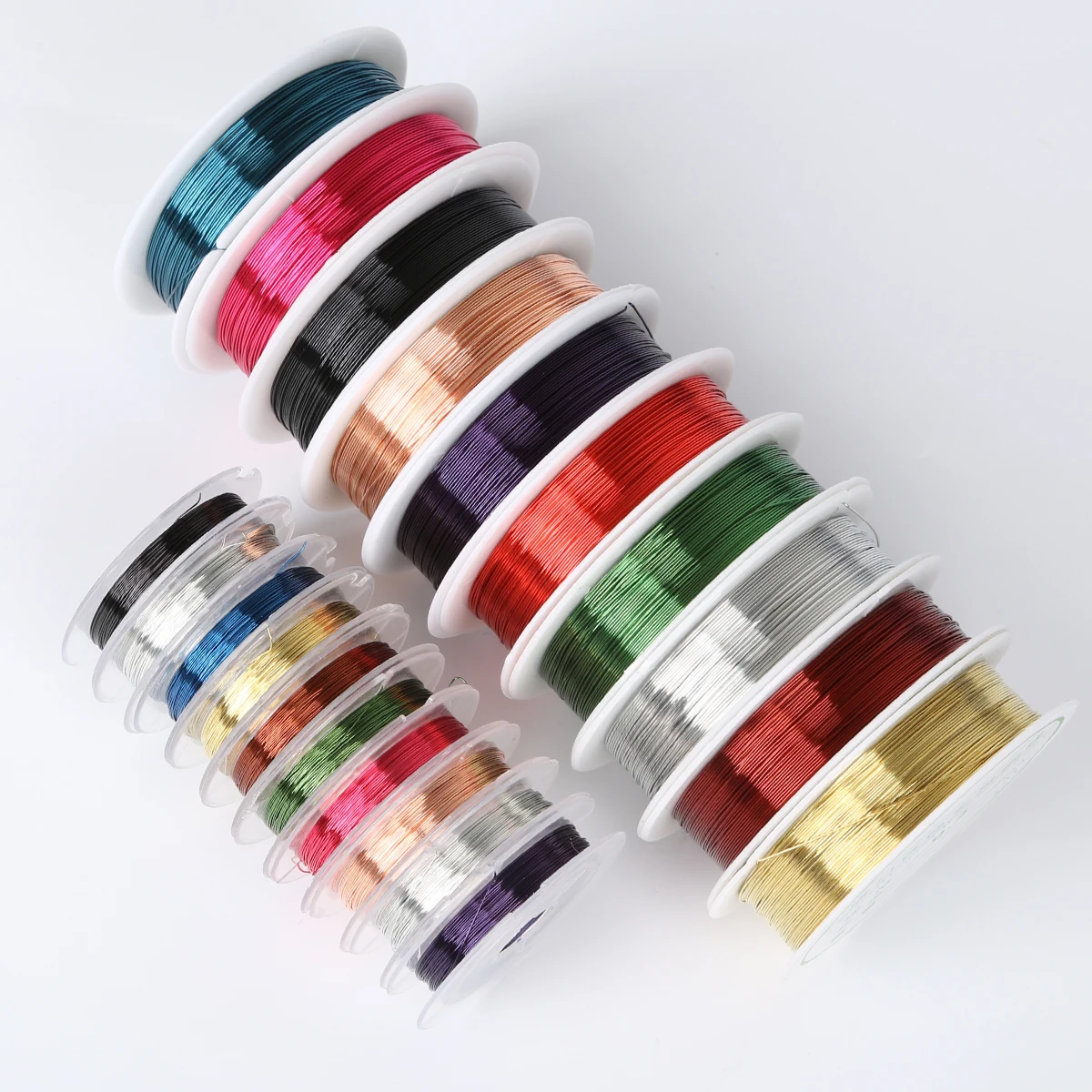 0.2/0.25/0.3/0.4/0.5/0.6/0.8/1 mm DIY Jewelry Craft Making Accessories Gold/Red Copper/Silver Copper Wire
