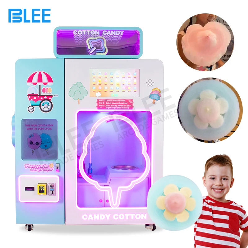 Coin Operated Cotton Candy Vending Machines/Automatic-Cotton-Candy-Vending-Machine For Sale
