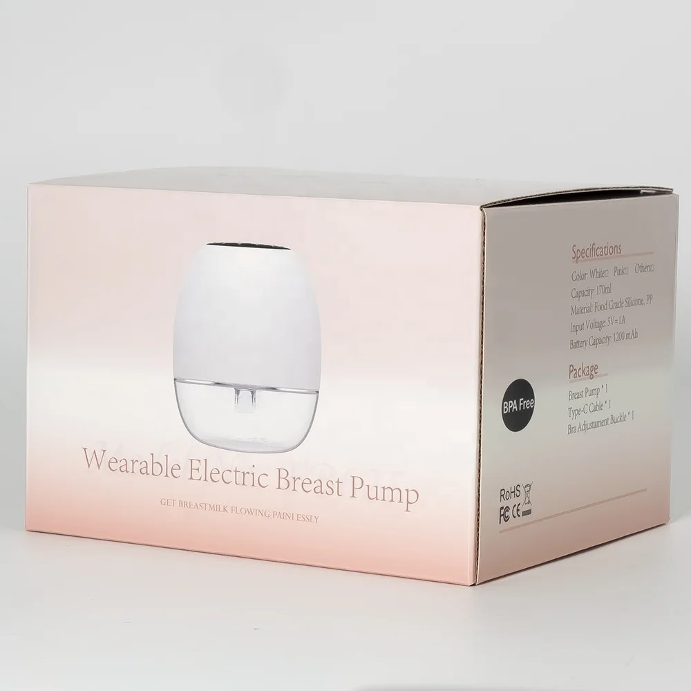 fullz extractor de leche lactating mother cordless wearability hands free wearable electric breast pump