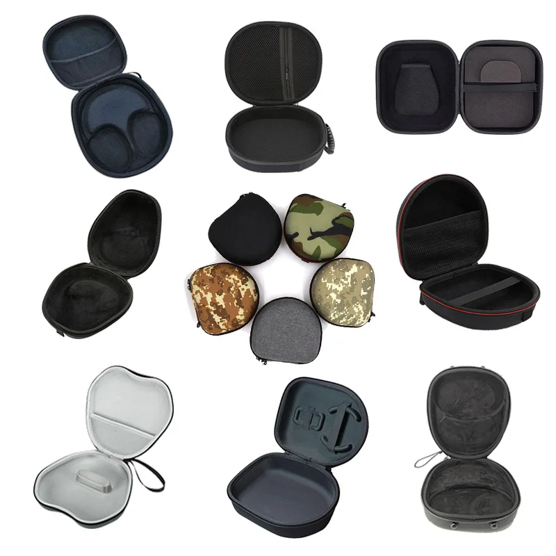 
Designer Over Ear Headphone Holder Case Bag Carrying Leather Headphone Cable Organizer Ca se Eva Case Storage For Jbl Headphone 