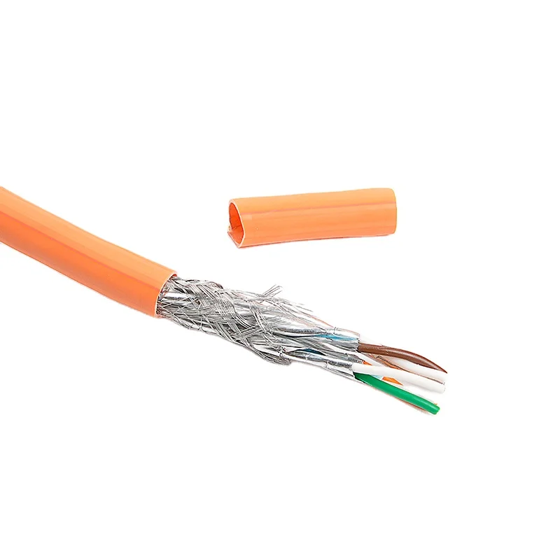 High Speed 305m 4 twisted 24awg cat 7 Ethernet network cable SFTP Shielded wire