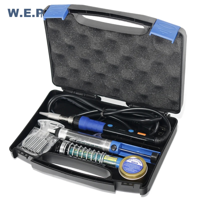 Портативный паяльник WEP 928D набор инструментов сварочный
