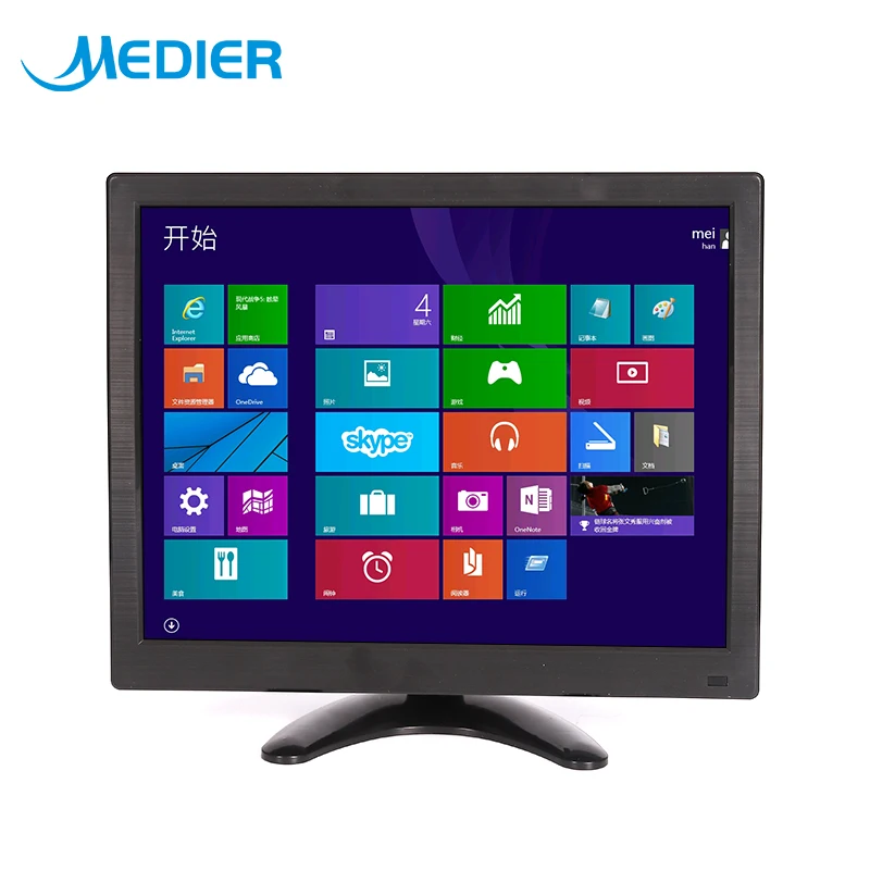 Medier  10  inch  Wholesale High Quality Full Flat Embedded Industrial Display Wide Touch Screen Monitor