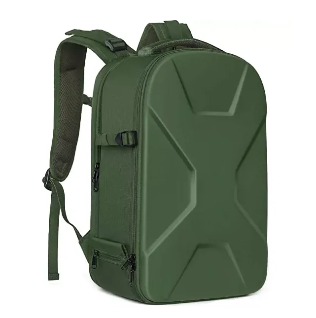 Customized Camera Backpack, DSLR/SLR/Mirrorless Photography Camera Bag 15-16 inch Waterproof Hardshell Case with Tripod Holder