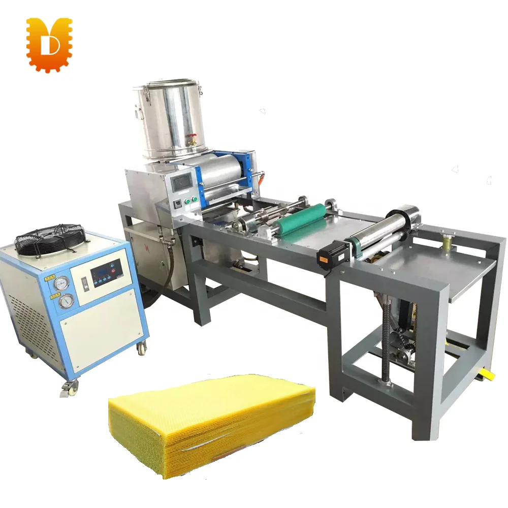 350mm Full Automatic Beeswax Comb Foundation Roller Machine for Press Sheet