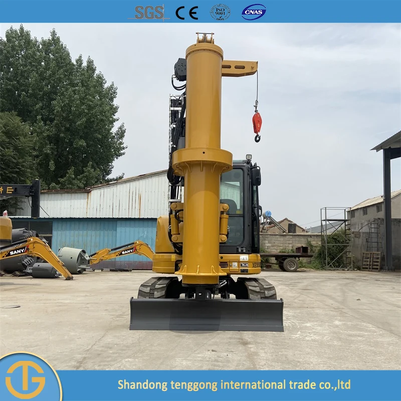 Hot Sales 30.7kw Multifunctional 15m Depth Portable Hydraulic Rotary Mobile Drilling Rig