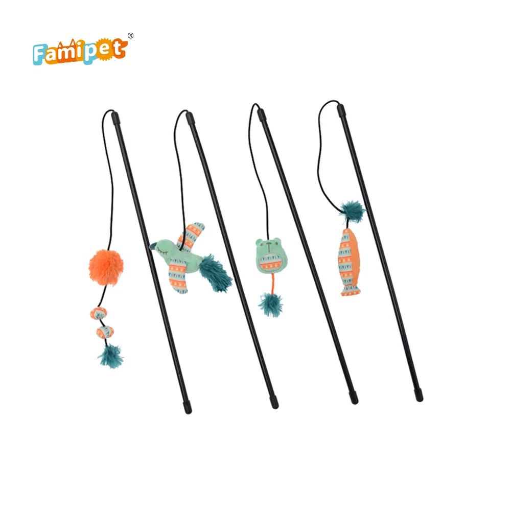 
 Cat Toys Set Products For Pets Professional Manufacture Easy Cheap Teaser Cat Token toy  
