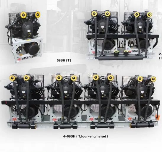 6.4/3.0 Mpa Air Compressor 34SH Series  Air Compressor Shang air for bottle blowing machine