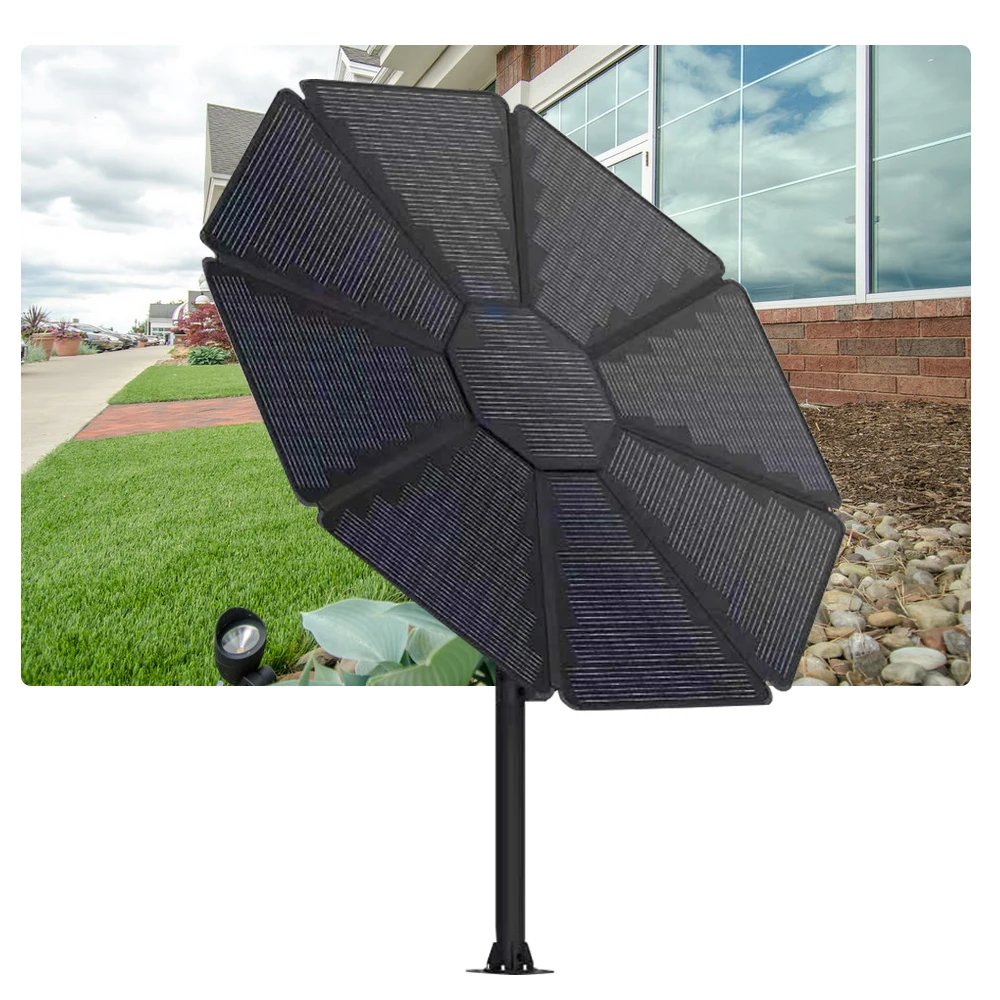 Solar Panel 5kw Home Kit Flower PV Sun Monocrystalline Silicon 5000 Watts System with Lithium Battery Inverter