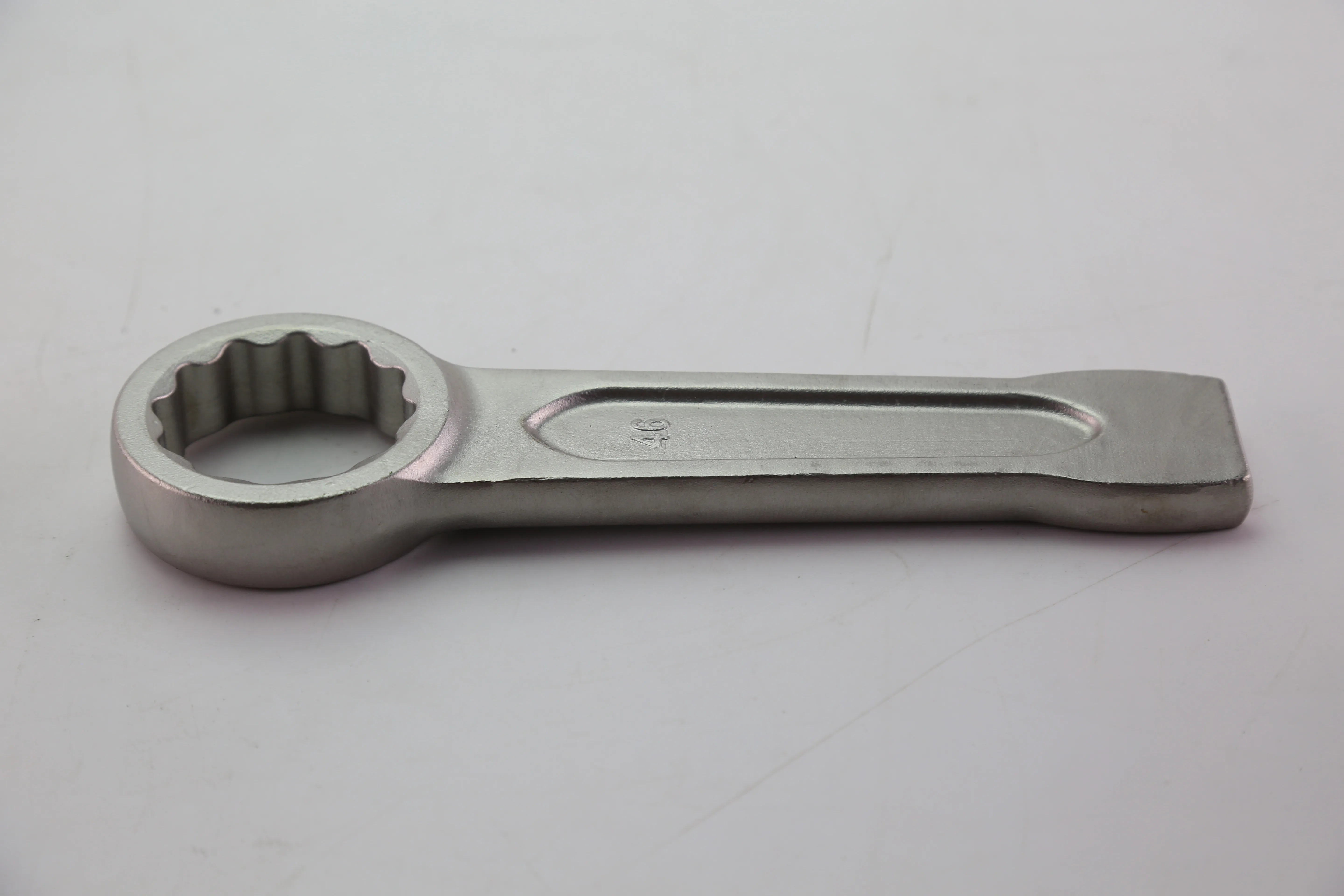 46mm stainless steel hammer wrench 304SS rarely magnetic rustless anti-corrosion striking box spanner for food field