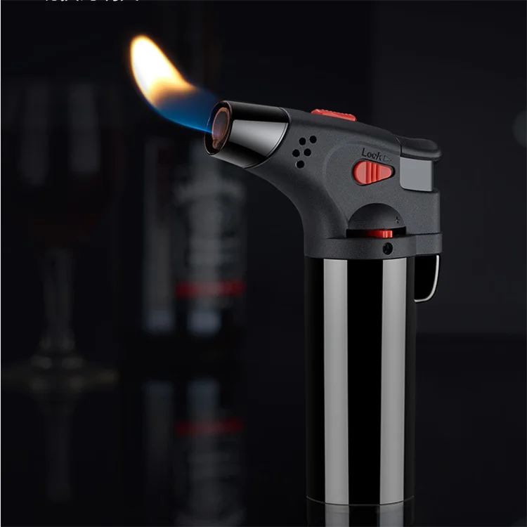 Muti-purpose electronic wholesale cigar jet torch lighter with lock