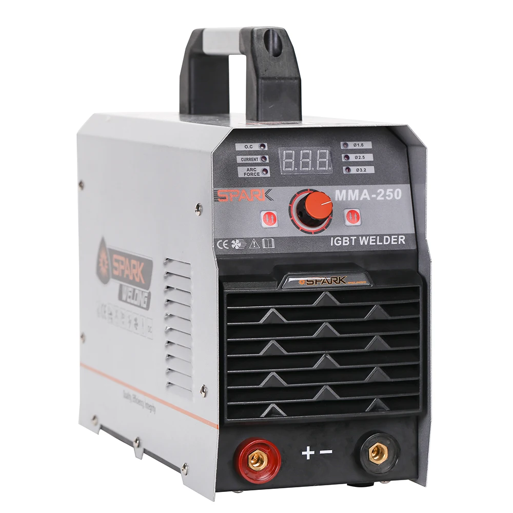Stainless steels portable igbt mma-250 welding machine