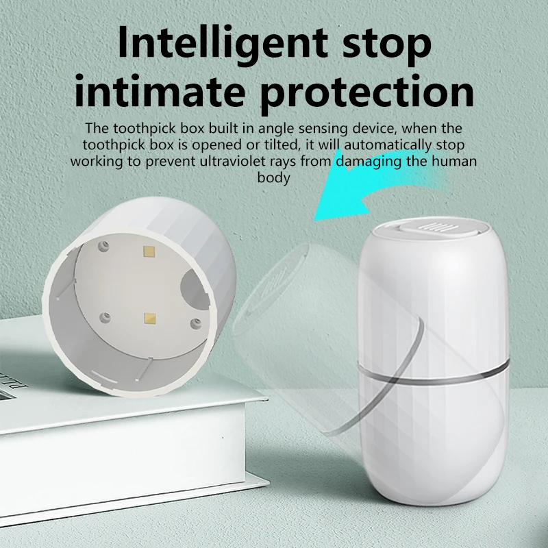 Pacifier Ultraviolet Sterilizers Box Internal Space 5*7cm Portable Sterilizer Silicon Soother Mam Ring UV Sterilizers for Baby