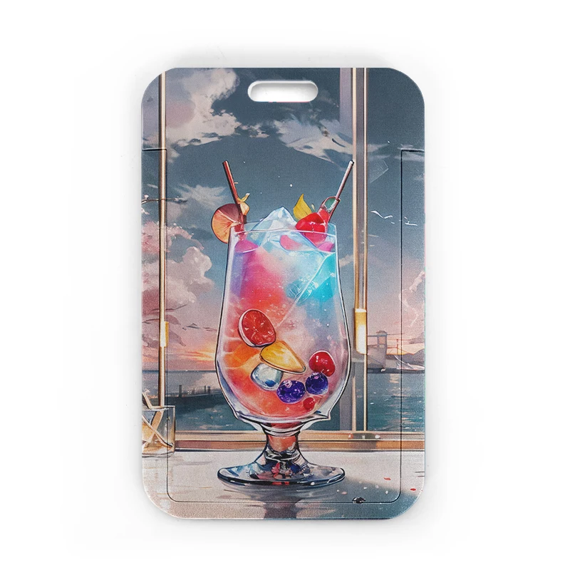 Wholesale NO MOQ Student Id Card Holder Custom Printed Logo Lanyard Plastic Id Holder