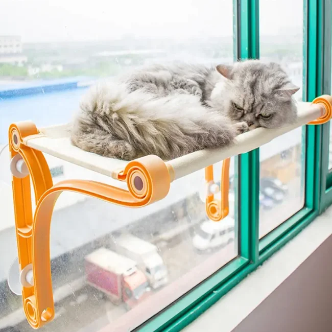 Manufacturer Wholesale Strong Load Bearing Dual Purpose Suction Cup Cat Window Perching Hammock