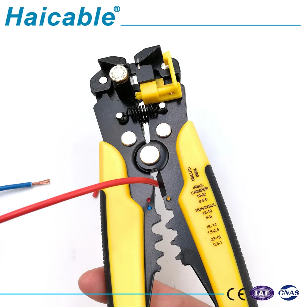 Haicable HS-056 саморегулирующийся кабель Резак щипцы для зачистки проводов 3 в 1 многофункциональные плоскогубцы
