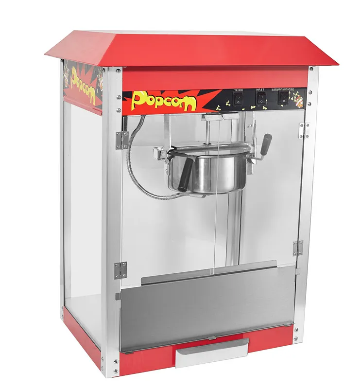 
Manufactory hot sell 8 OZ SS stirring kettle Electric Popcorn Making Machine Pop Corn Maker  (1600074544782)