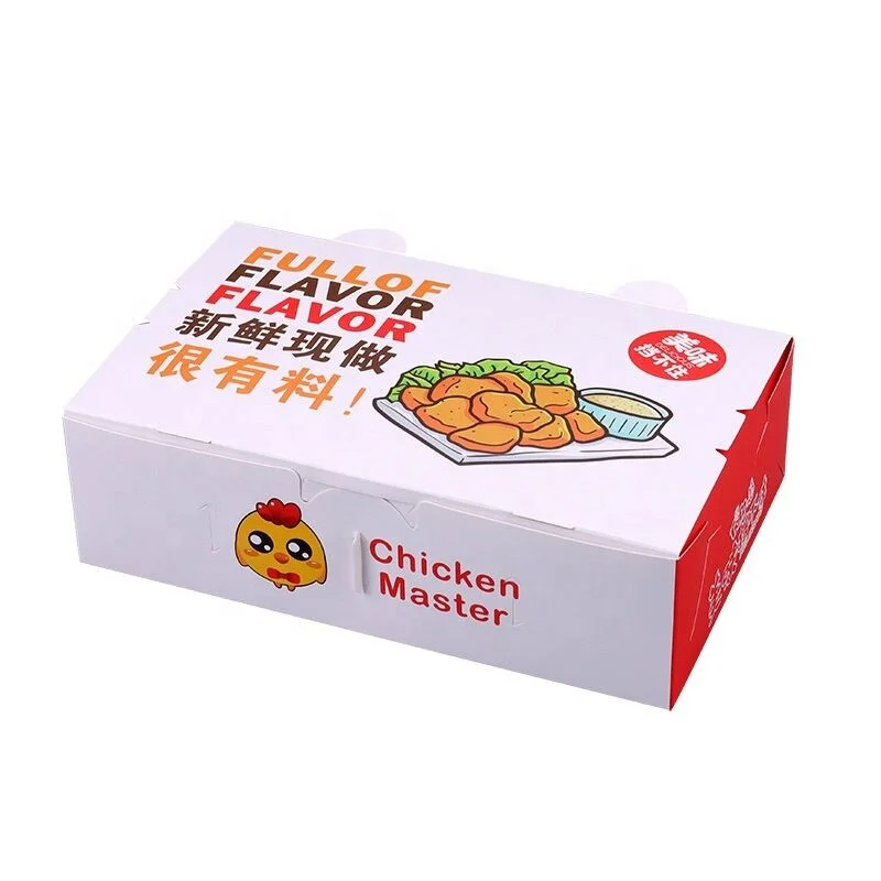 Take Out Food Container,Kraft Brown Paper Food To Go Box Leak Grease Resistant Disposable Cardboard Lunch Box for Catering