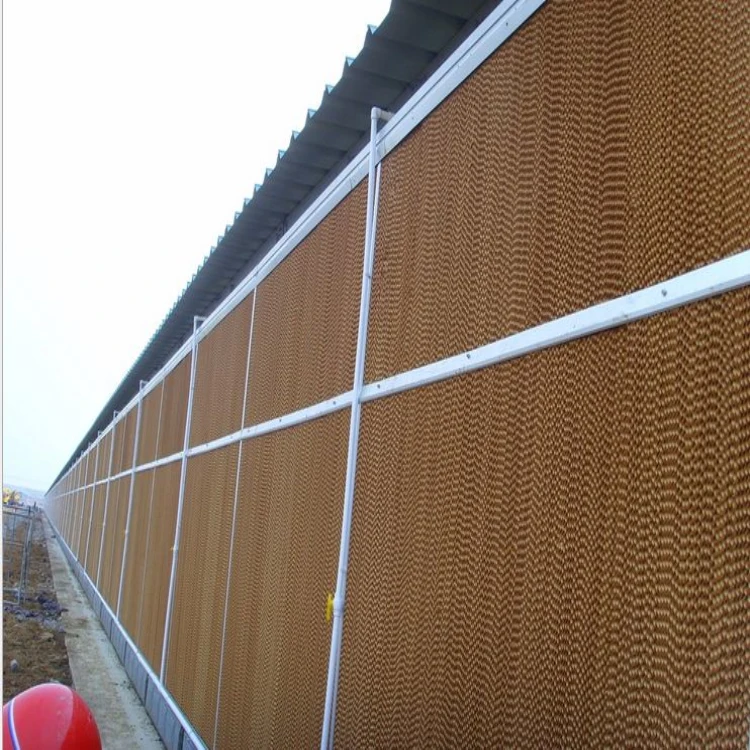 Kraft paper made cooling pad or wet curtain for chicken farm